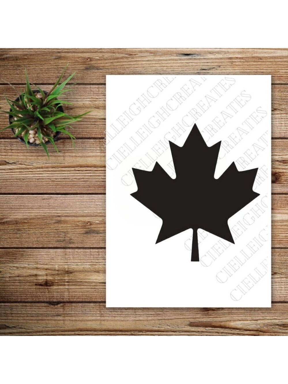 *2 for $20* Maple Leaf Vinyl decal Sticker Handcrafted